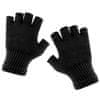 NANDY Bezprsté rukavice, teplé dámské a pánské rukavice S/M - Černá