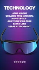 Bliz BREEZE NANO OPTICS - Matt Black, Violet w Blue Multi Nordic Light Cat.2 + Brown w Silver Mirror Cat.3 - 52102-14N