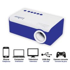 Lexibook Mini domácí kino - projektor pro sledování filmů, obrázků a her