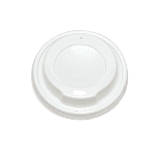 AAO Víčka na papírové kelímky Coffee - na 200 / 300 ml / 100 ks bílé
