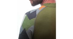 Sensor MERINO IMPRESS pánské triko dl.rukáv safari/camo XL