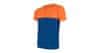 MERINO AIR PT pánské triko kr.rukáv s knoflíky oranžová/modrá S