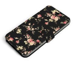 Mobiwear Flip pouzdro na mobil Motorola Moto G22 - VD02S Květy na černé