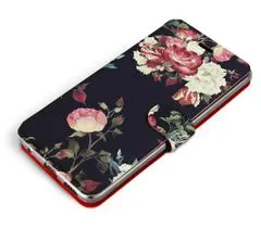 Mobiwear Flip pouzdro na mobil Samsung Galaxy A53 5G - VD11P Růže na černé