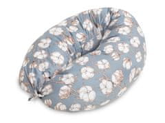 Sensillo těhotenský polštář XL květiny - modrá
