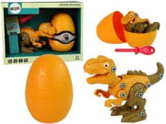 shumee Sada dinosaurů Tyrannosaurus Rex s oranžovým šroubovákem na výrobu vajec