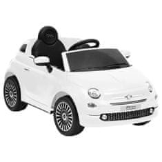 shumee vidaXL Fiat 500 Electric Ride On Car White