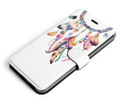 Mobiwear Flip pouzdro na mobil Samsung Galaxy S22 - M003S Lapač a barevná pírka