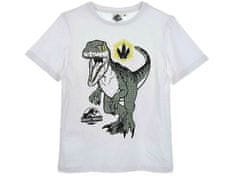 Sun City Dětské tričko Jurský svět Dinosauři T-rex bavlna bílé Velikost: 104 (4 roky)