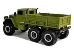 INTEREST vojenský nákladní automobil 6x6 Pilot R / C zelený.