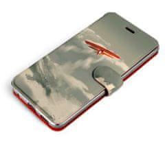 Mobiwear Flip pouzdro na mobil Samsung Galaxy A13 - MA03P Oranžové letadlo v horách