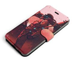 Mobiwear Flip pouzdro na mobil Samsung Galaxy A13 - MA09S Průzkumník s červeným vozítkem