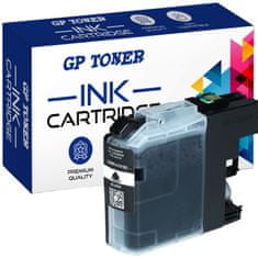 GP TONER Kompatiblní inkoust pro Brother LC-123XL MFC J245 J4410DW J6720 DCP J132W J552DW J4110W černá
