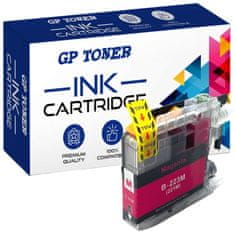 GP TONER Kompatiblní inkoust pro Brother LC-223XL MFC J480 J1140 J4420DW DCP J562DW J4120DW purpurová