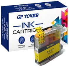 GP TONER Kompatiblní inkoust pro Brother LC-223XL MFC J480 J1140 J4420DW DCP J562DW J4120DW žlutá