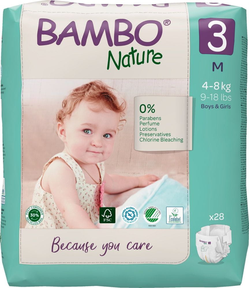 Levně Bambo Nature 3, 28 ks, pro 4-8 kg