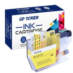 GP TONER Kompatiblní inkoust pro Brother LC-3213XL DCP J572DW J772DW J774DW MFC J491DW J895DW žlutá