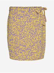Noisy May Fialovo-žlutá vzorovaná zavinovací sukně Noisy May Clara S