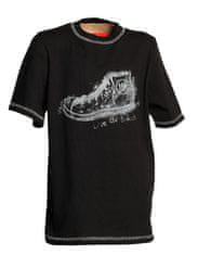 Anyface Chlapecké tričko s krátkým rukávem, černá, 122