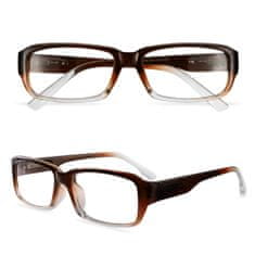 Aleszale Dioptrické brýle Flex TIPS +3 - Hnědý