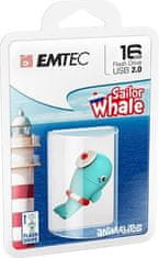 Emtec USB flash disk "Whale", 16GB, USB 2.0
