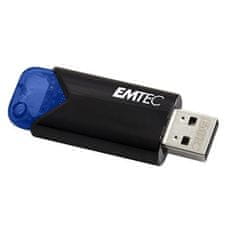 Emtec USB flash disk "B110 Click Easy", 32 GB, USB 3.2, černá-modrá