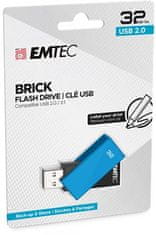 USB flash disk "C350 Brick", 32GB, USB 2.0, modrá