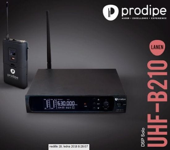 Prodipe UHF B210 DSP SOLO V2 bezdrátový systém