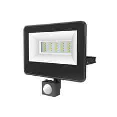 ACA ACA Lighting černá SENSOR LED SMD reflektor IP66 20W 4000K 2070Lm 230V AC Ra80 V2040S