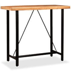 Greatstore Barový stůl masivní akáciové dřevo 120 x 60 x 107 cm