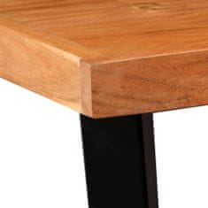 Greatstore Barový stůl masivní akáciové dřevo 60 x 60 x 107 cm