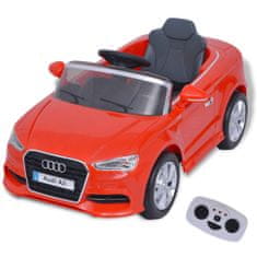 Greatstore Elektrické dětské auto s dálkovým ovládáním Audi A3 červené