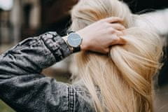 BeWooden Dřevěné analogové hodinky s řemínkem z pravé kůže Lux Watch