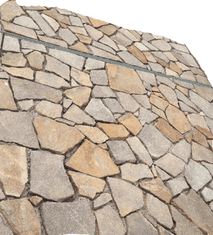 Přírodní štípaný kámen, porfyr Donna nepravidelné tvary tl. 10-30 mm, rozměr 25-50 cm