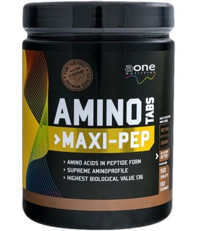 Aone AONE Amino Tabs MAXI-PEP, 500 tablet, komplexní aminokyseliny z vaječných a bramborových bílkovin