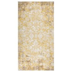 shumee Venkovní koberec hladce tkaný 80 x 150 cm žlutý