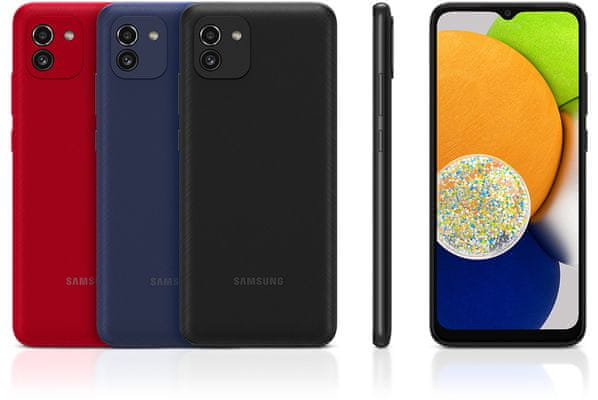 Samsung Galaxy A03, telefon chytrý výkonný telefon smarphone HD+ rozlišení