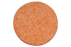 Dywany Lusczów Kulatý koberec SERENADE Graib oranžový, velikost kruh 100