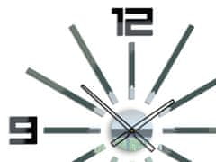 ModernClock 3D nalepovací hodiny Briliant šedé