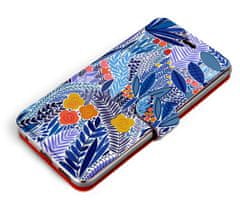 Mobiwear Flip pouzdro na mobil Samsung Galaxy A13 - MP03P Modrá květena