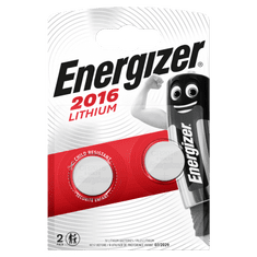 Energizer Lithiová knoflíková baterie 3V CR2016 2ks