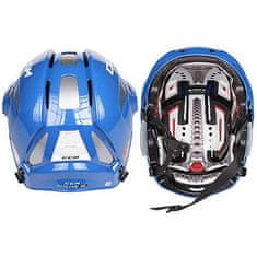 CCM FitLite hokejová helma modrá Velikost oblečení: M