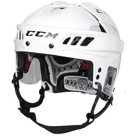 CCM FitLite hokejová helma bílá