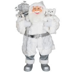 CHRISTMAS PARADISE Figurka Mikuláš Ragnar s medvědem, 80 cm