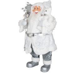 CHRISTMAS PARADISE Figurka Mikuláš Ragnar s medvědem, 80 cm