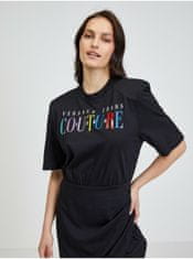 Černé šaty Versace Jeans Couture Rainbow XS