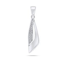 Brilio Silver Blýštivý stříbrný set šperků SET204W (přívěsek, náušnice)
