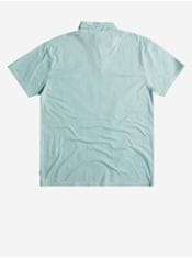 Quiksilver Světle modré pánské polo tričko Quiksilver Natural Dye M