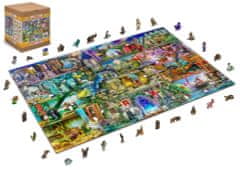 Wooden city Dřevěné puzzle Byla jednou jedna pohádka 2v1, 2000 dílků EKO