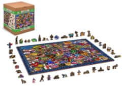 Wooden city Dřevěné puzzle Bláznivá záplata 2v1, 1010 dílků EKO